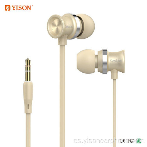 Auriculares internos Yison Metal Wired Super Bass